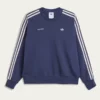Sporty and Rich x Adidas Sweatshirt Navy Blue