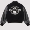 Stüssy Globe Black Varsity Jacket