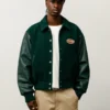 Stussy Green Varsity Jacket