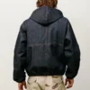 Stussy Hooded Denim Work Jacket Blue