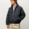 Stussy Insulated Denim Work Jacket Blue