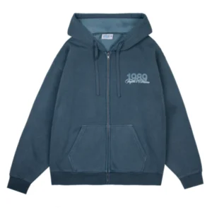 Taylor Swift 1989 Zip-Up Hoodie Blue