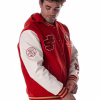 The Wild Collective 49ers Varsity Jacket with Hood