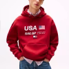 Tommy x US SailGP Team Hoodie Red
