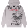 Trapstar x Ed Hardy DBD Hoodie Grey