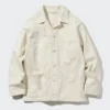 Uniqlo Utility White Jacket