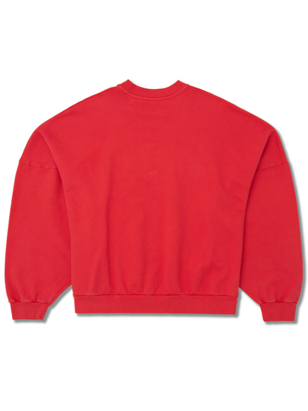 Willy Chavarria Diablo Hooligan Red Crewneck