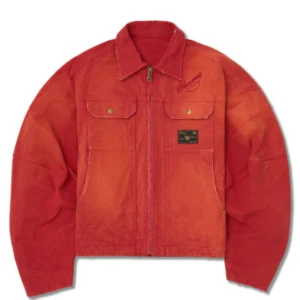 Willy Chavarria Stockton Work Jacket Red