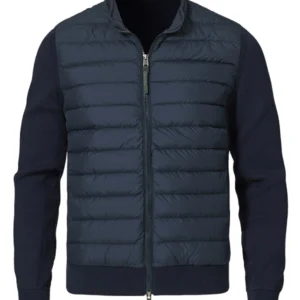 Woolrich Cardigan Jacket Blue