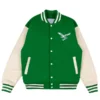 Zach Bryan x Eagles Letterman Jacket Green