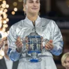 2025 US Open Aryna Sabalenka Nike Jacket Silver