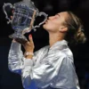 2025 US Open Aryna Sabalenka Nike Silver Crop Jacket