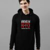 ADRO Brooklyn NYC Printed black Hoodie