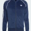 Adidas Adicolor Velour Track Jacket - Image 3