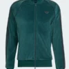 Adidas Adicolor Velour Track Jacket - Image 9