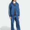 Adidas Denim Tracksuit Blue
