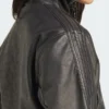 Adidas Firebird Pleather Jacket Black