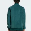 Adidas SST Adicolor Velour Track Top Jacket Green