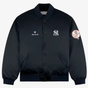 Aimé Leon Dore x New York Yankees Varsity Jacket Navy