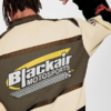 Air Racer Style Brown and Beige Varsity Jacket