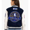 All Star 2025 NBA GSW Wool Varsity Jacket