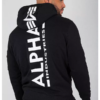 Alpha Industries Black Print Hoodie (2)