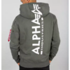 Alpha Industries greyPrint Hoodie