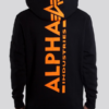 Alpha Industries orange Print Hoodie