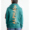 Alpha Industries yellow Print Hoodie (2)