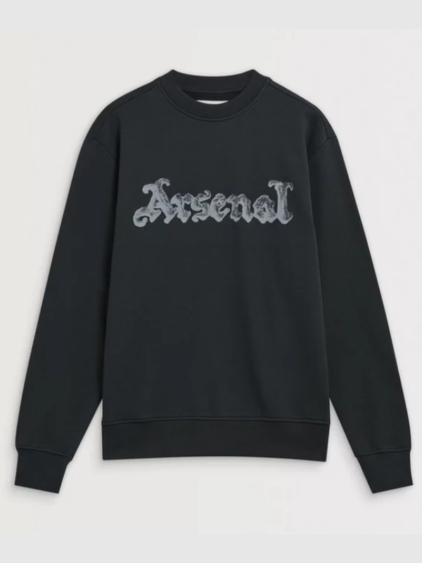 Arsenal N7 Black Permanent Sweatshirt - Jackets Junction