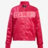 Atlanta Hawks Triple Pink Varsity Jacket