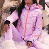 BOGNER Fire+Ice x LoveShackFancy Purple Puffer Jacket