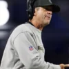 Baltimore Ravens John Harbaugh Grey Sweatshirt