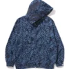 Bape Blue Leopard Hoodie