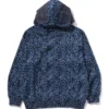Bape Leopard Hoodie Blue