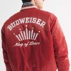 Budweiser Abercrombie Varsity Bomber Jacket