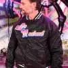 CM Punk AJ's Husband Satin Black Jacket