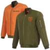 Chicago Bears Reversible Bomber Jacket