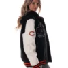 Chicago Bears The Wild Collective Black Hooded Varsity Jacket