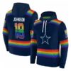 Dallas Cowboys Rainbow Hoodie