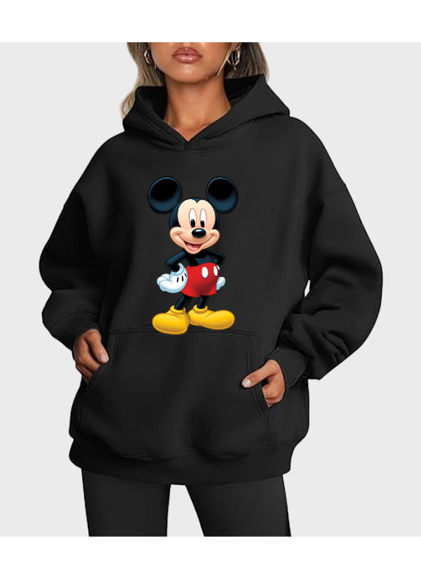 Disney Trip 2025 Mickey Mouse Black Hoodie
