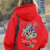 Disney Trip 2025 Red Mickey Mouse Hoodie