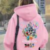 Disney Trip 2025 pink Mickey Mouse Hoodie