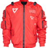 Fabric of the Universe XB-03 Red Bomber Jacket