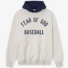 Fear Of God Essentials MLB Sport Hoodie Grey