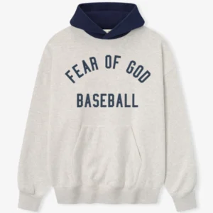 Fear Of God Essentials MLB Sport Hoodie Grey