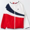 Fila Wind Track White Zip-Up Hoodie