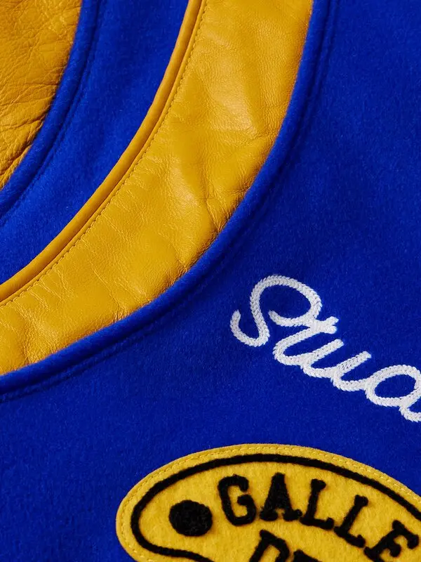 Gallery Dept Student Varsity Jacket Blue & Yellow