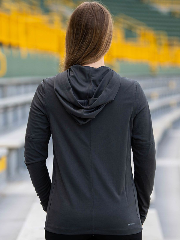 Green Bay Packers Nike Sideline Black Hoodie