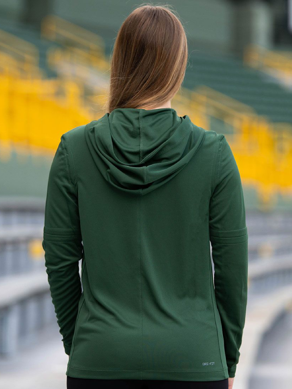 Green Bay Packers Nike Sideline Green Hoodie
